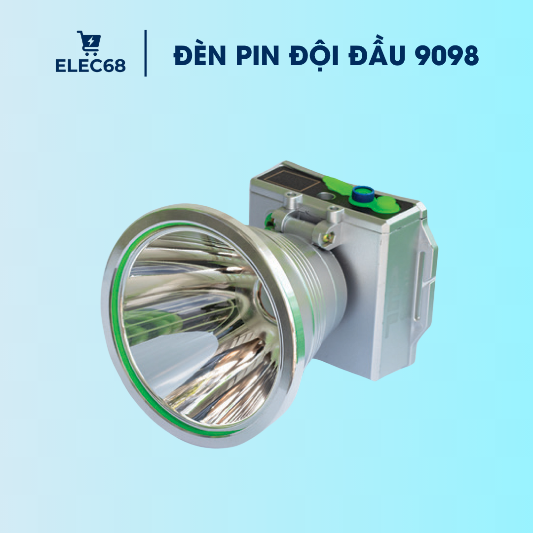đèn pin đội đầu 9098