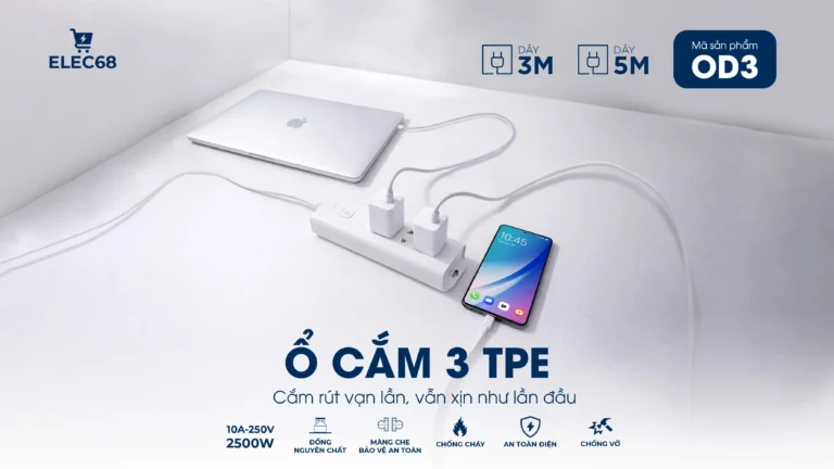 Ổ CẮM 3 TPE